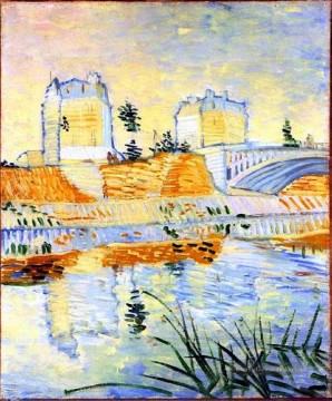 Vincent Van Gogh Werke - Die Seine mit Pont de Clichy Vincent van Gogh